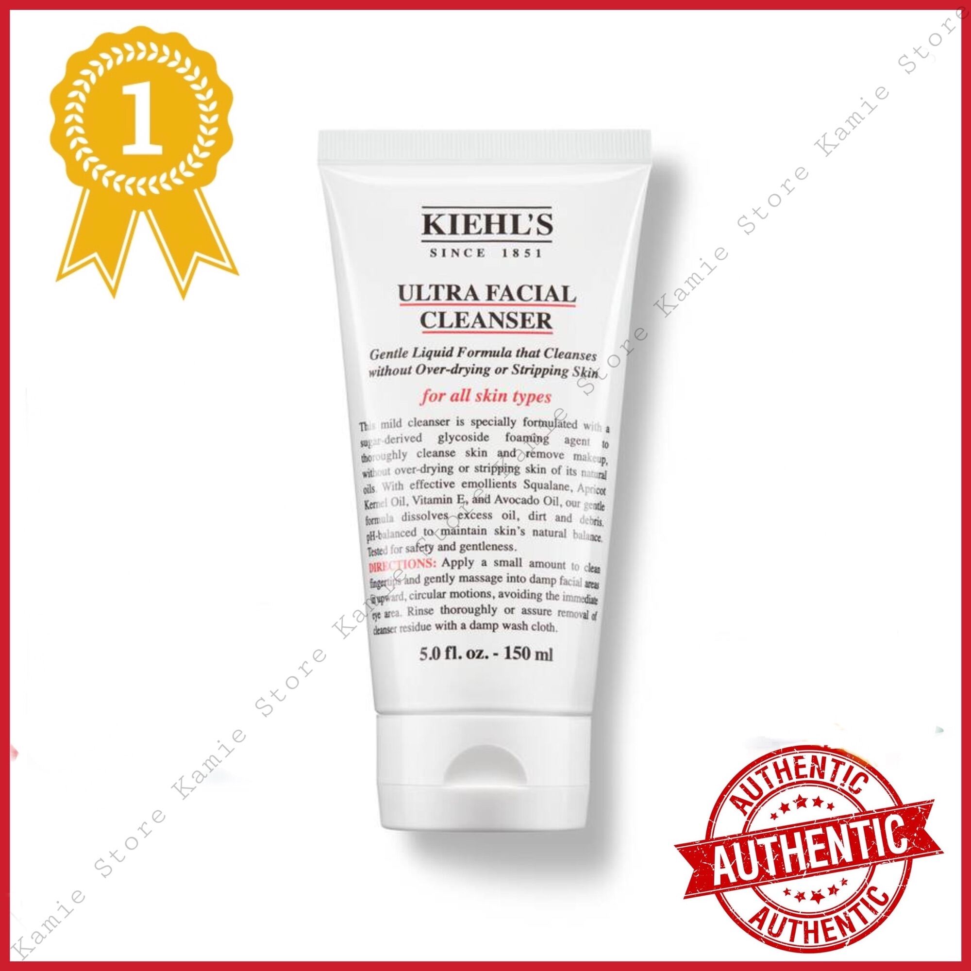 [Bill Us] Kiehls Ultra Facial Cleanser - Sữa Rửa Mặt Dịu Nhẹ Dung Tích 150Ml