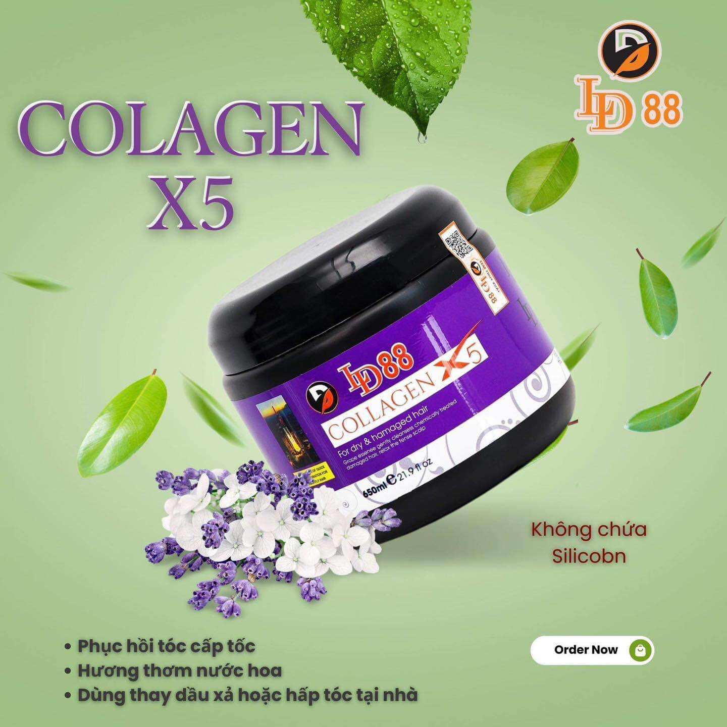 [Hủ 650gr] COLLAGEN TƯƠI X5 LD88 SIÊU ĐẶC PHỤC HỒI TÓC