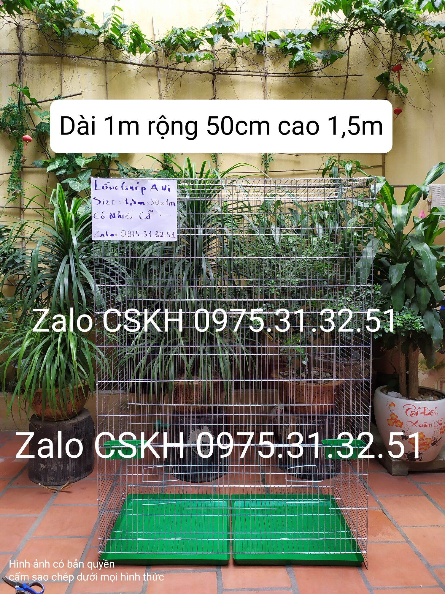 Avi ghép nuôi chim sinh sản các cỡ