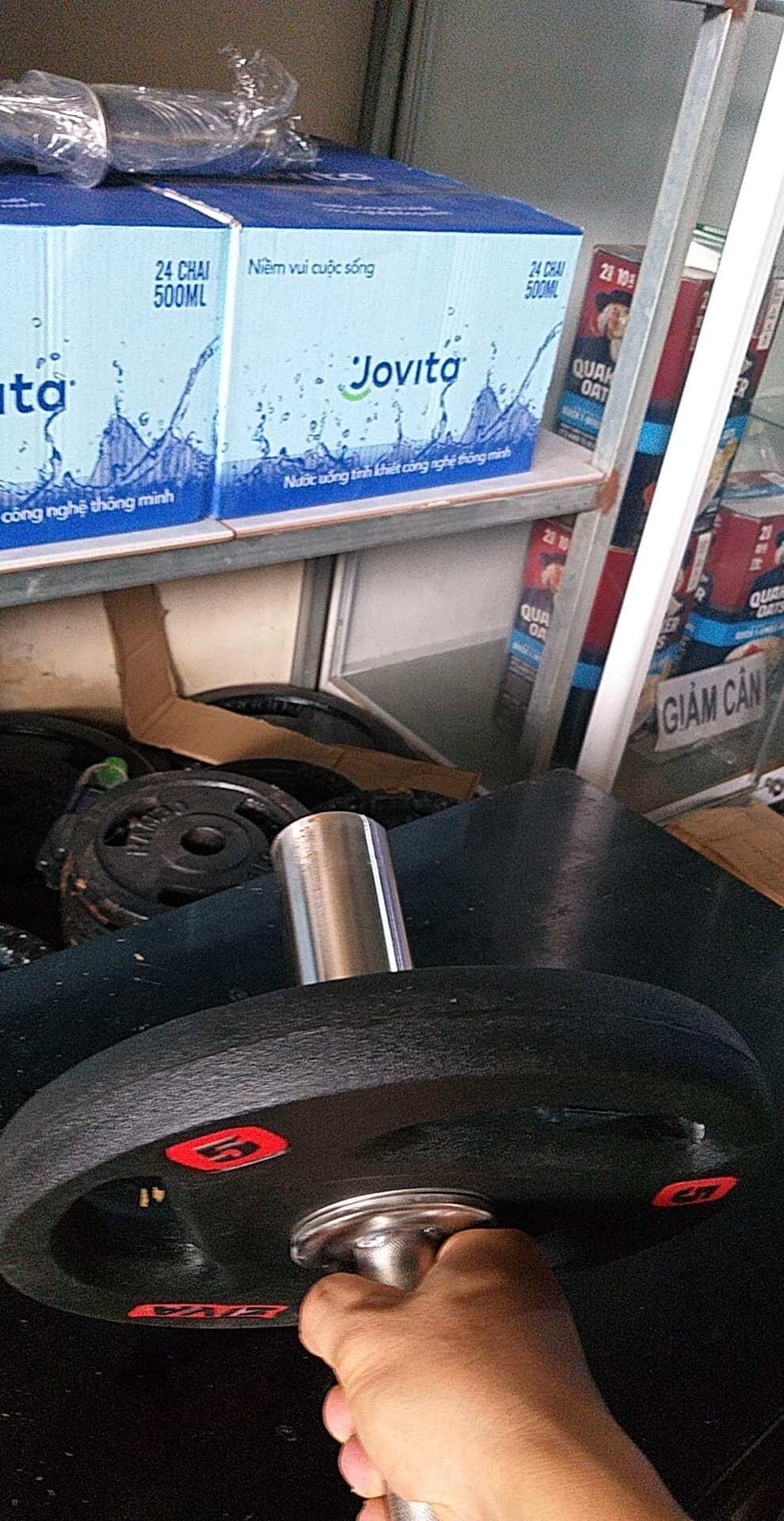 đòn tập gym inox phi 50     590k / 1 cặp (tặng kẹp chốt 2 đầu )