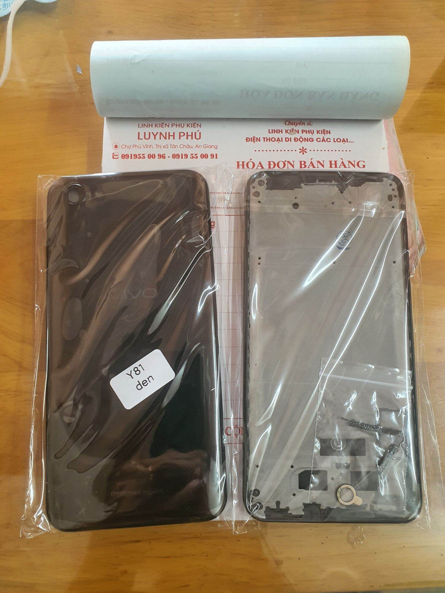 Vỏ vivo y81 có khay sim bao test