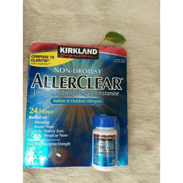 Viên chống dị ứng allerclear kirkland signature 365 viên của mỹ.