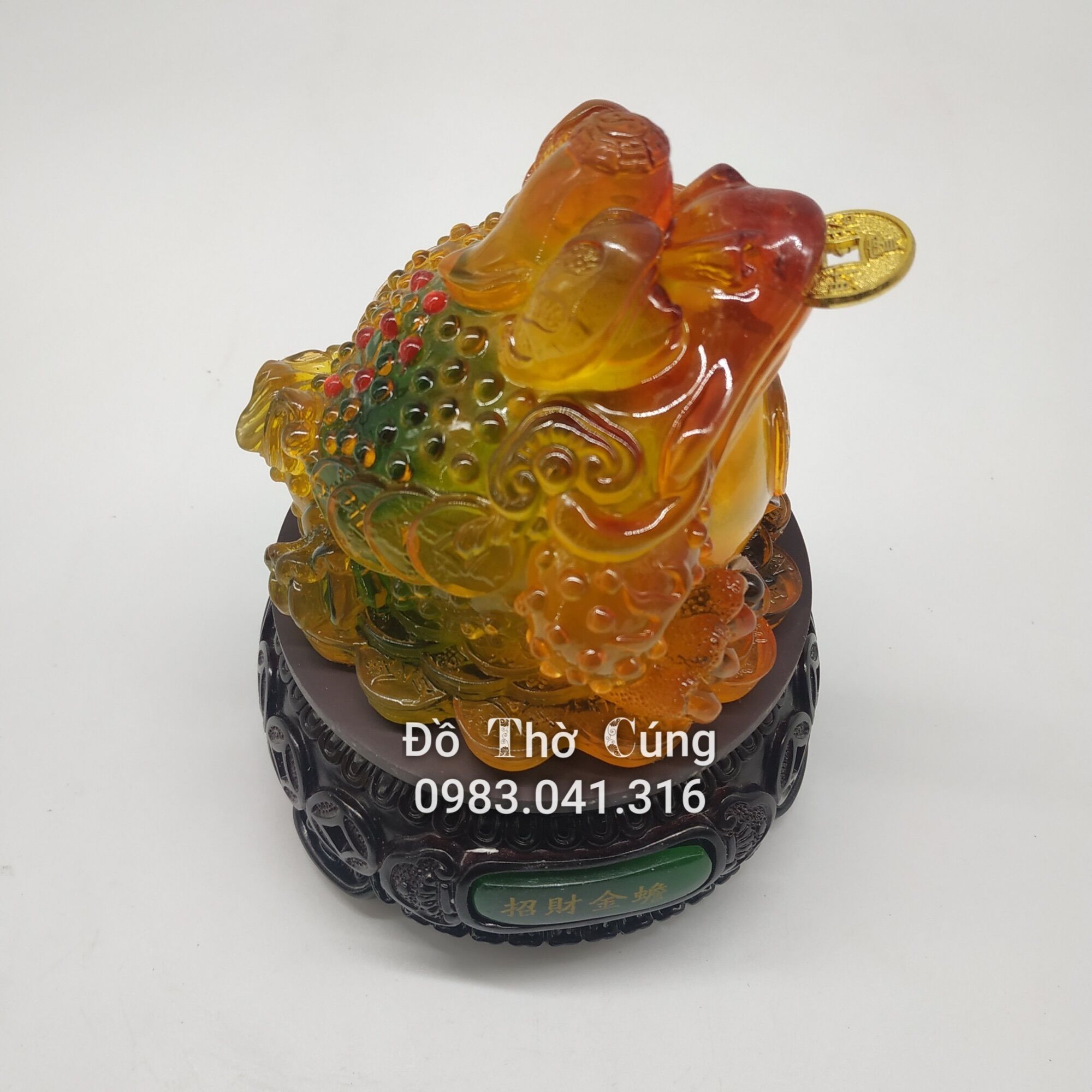 Cóc tỳ hưu đế gỗ, Thiềm thừ phong thủy ( 1 cặp )