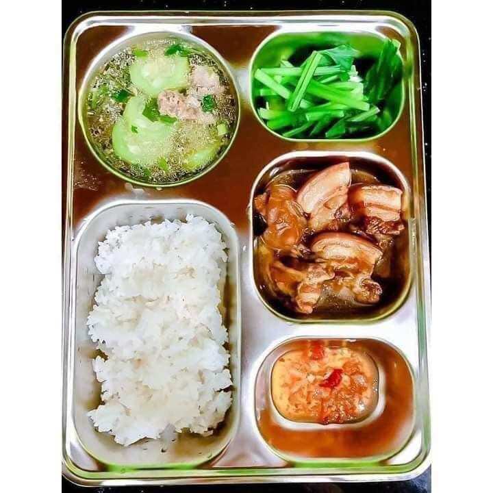 Khay cơm inox 5 ngăn