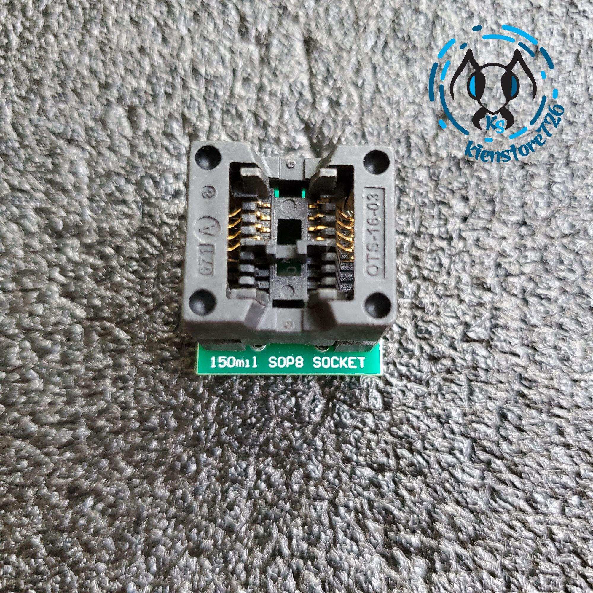 Đế nạp rom SOP8 150mil .kienstore726