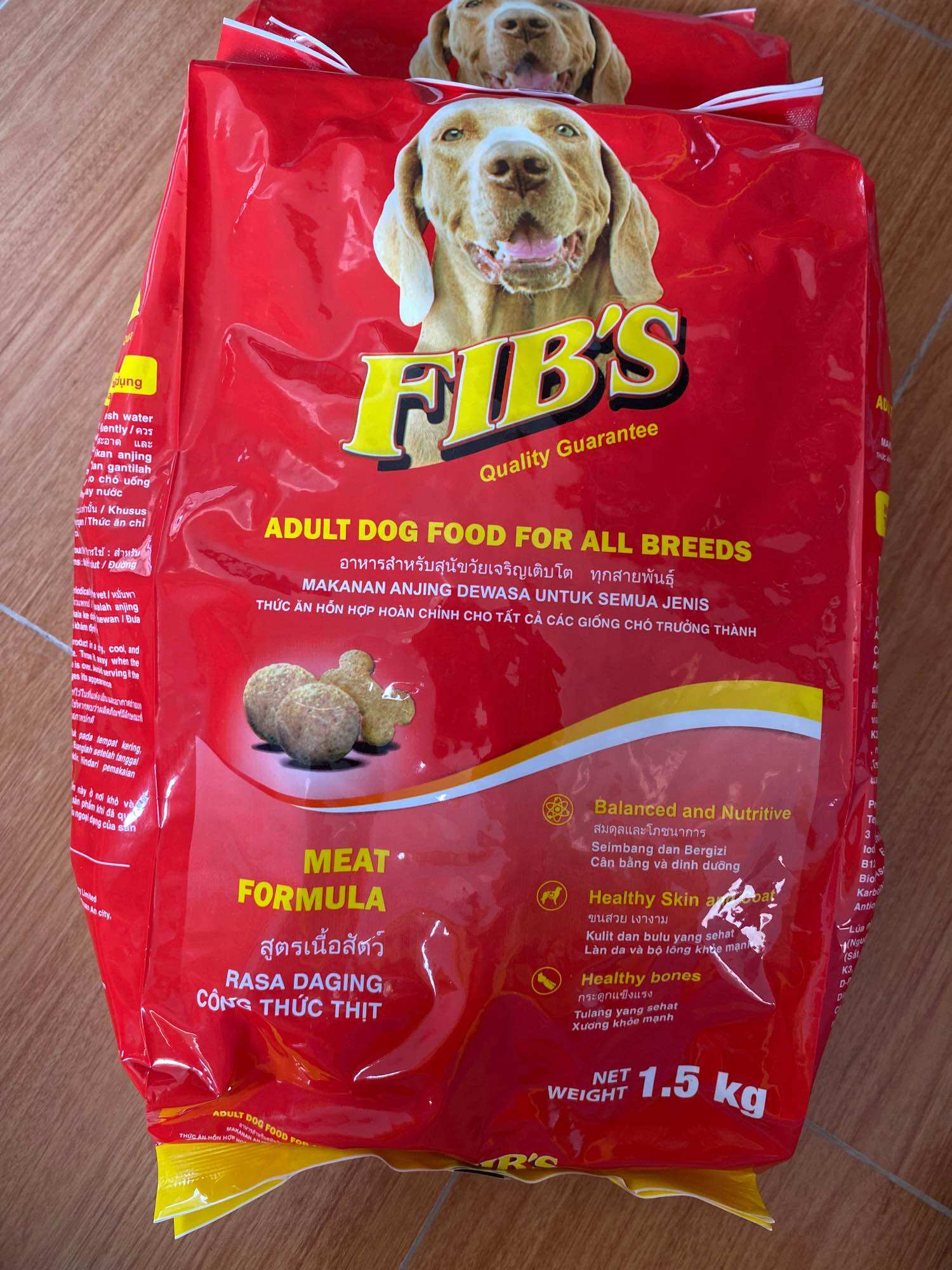 Thức ăn chó fibs 1,5kg