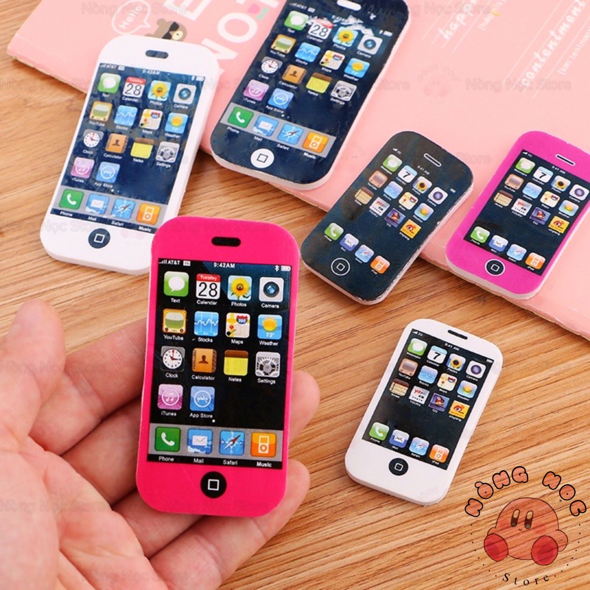 Gôm Tẩy Bút Chì Hình Điện Thoại Iphone Mini