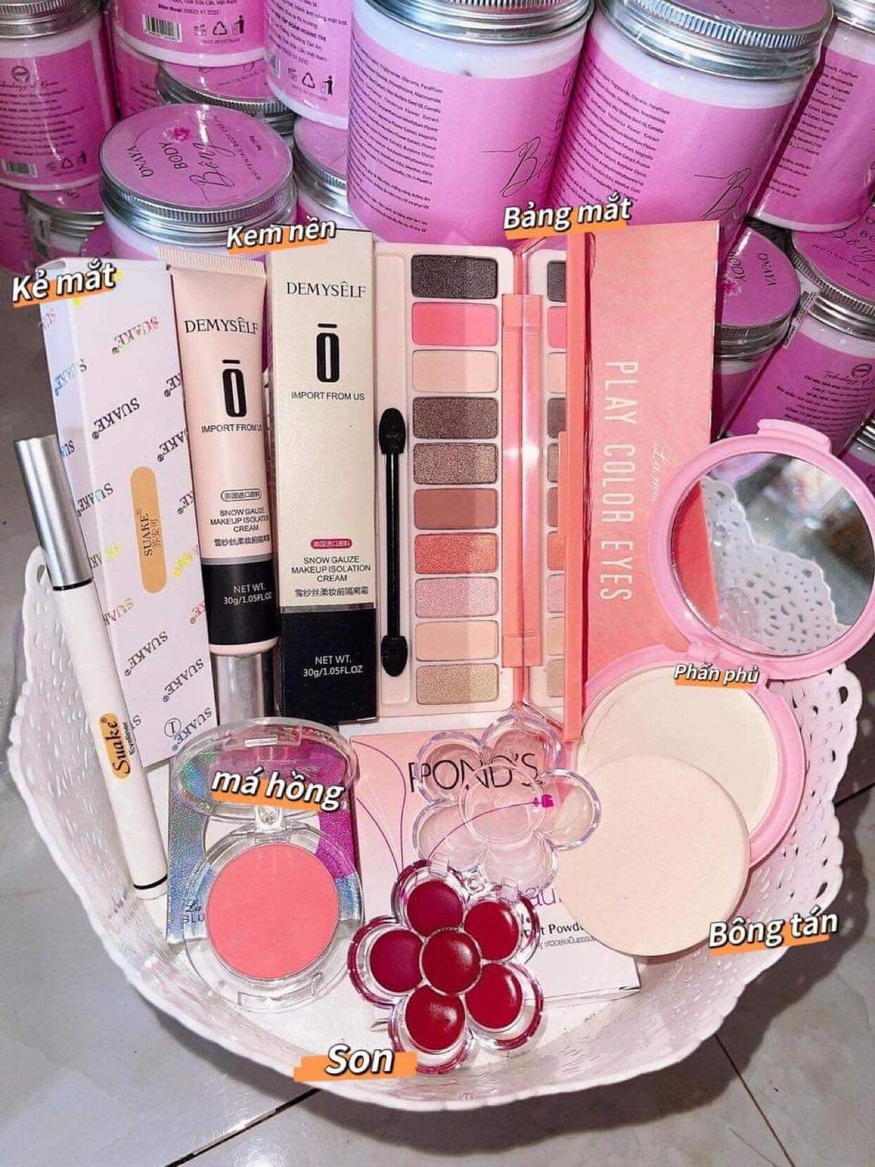 Combo make up đủ loại