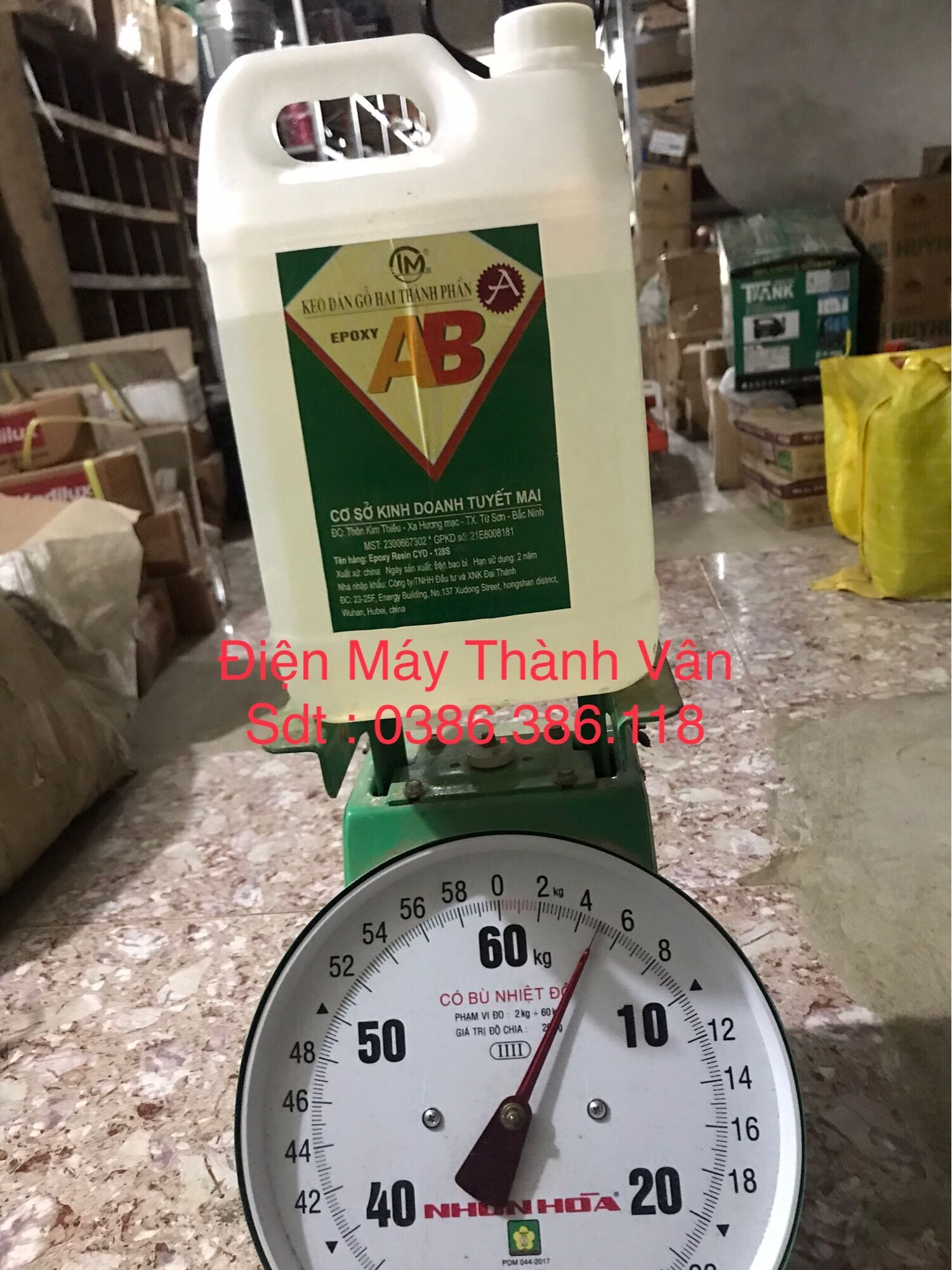 Keo AB trắng 5kg