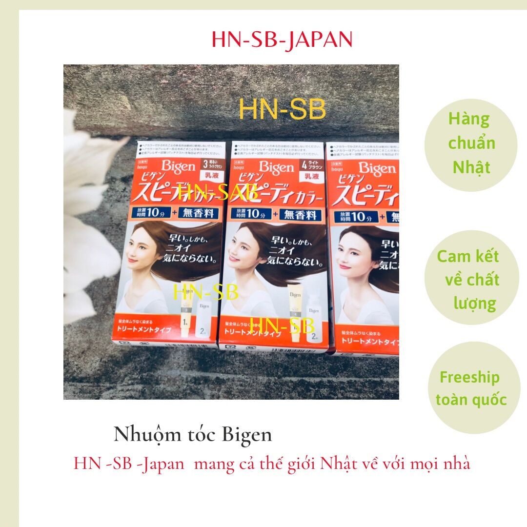 Nhuộm tóc phủ bạc Bigen thảo dược