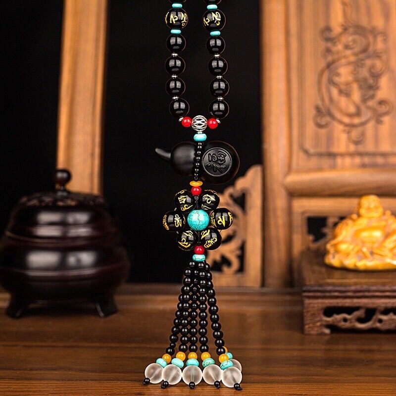 Dây treo/ bội khánh treo xe ô tô phong thuỷ thượng lộ bình an