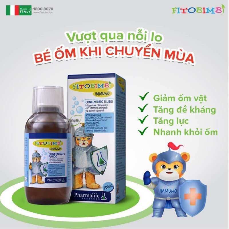 Fittobimbi Imuno-tăng miễn dịch, sức đề kháng, khoẻ mạnh hết ốm vặt