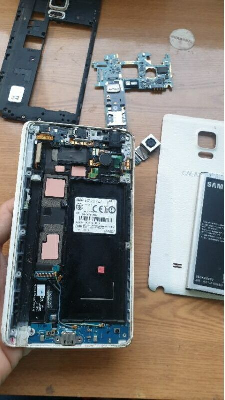 Main và linh kiện điện thoại samsung note edge tháo máy