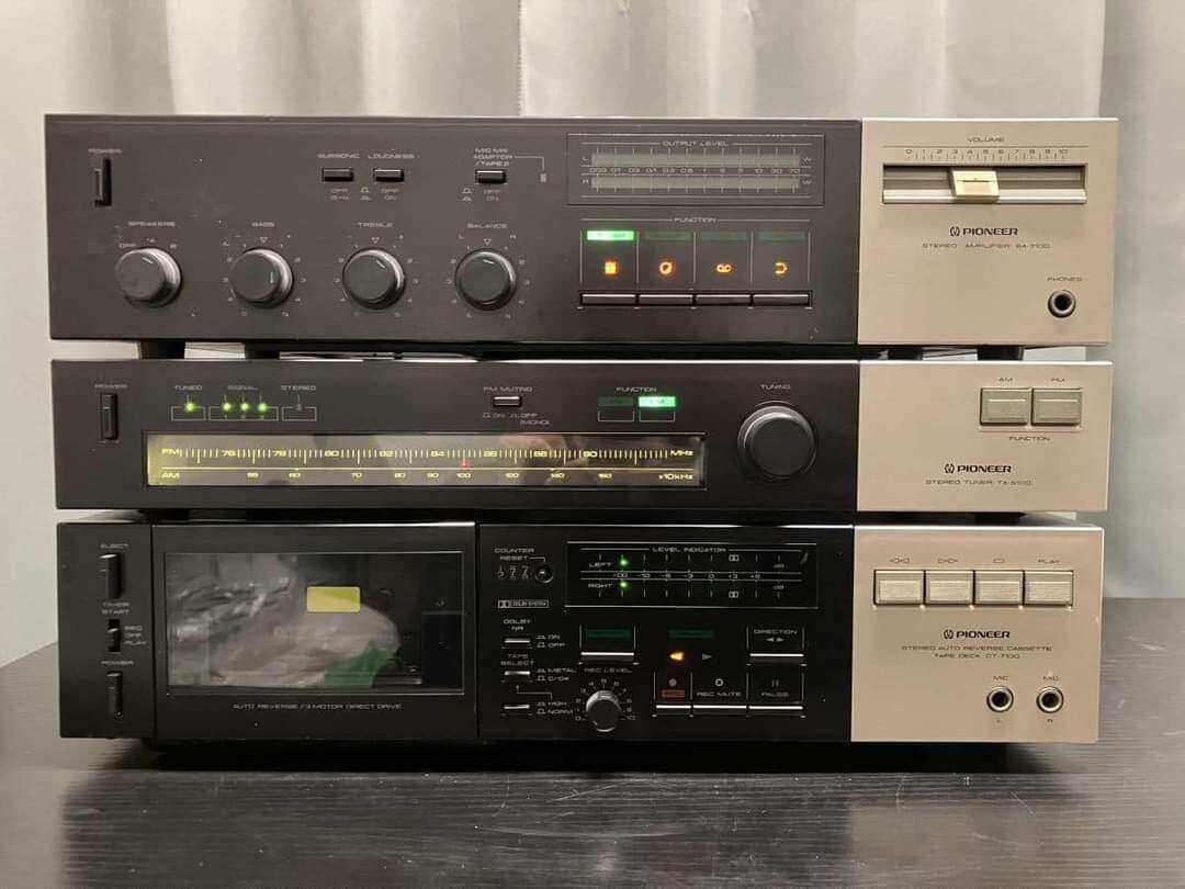 Made in JAPAN 🇯🇵 Dàn âm thanh PIONEER 3 thởt rời Stereo nội địa NHẬT BẢN 🇯🇵 Ampli Tuner Tape Cassett