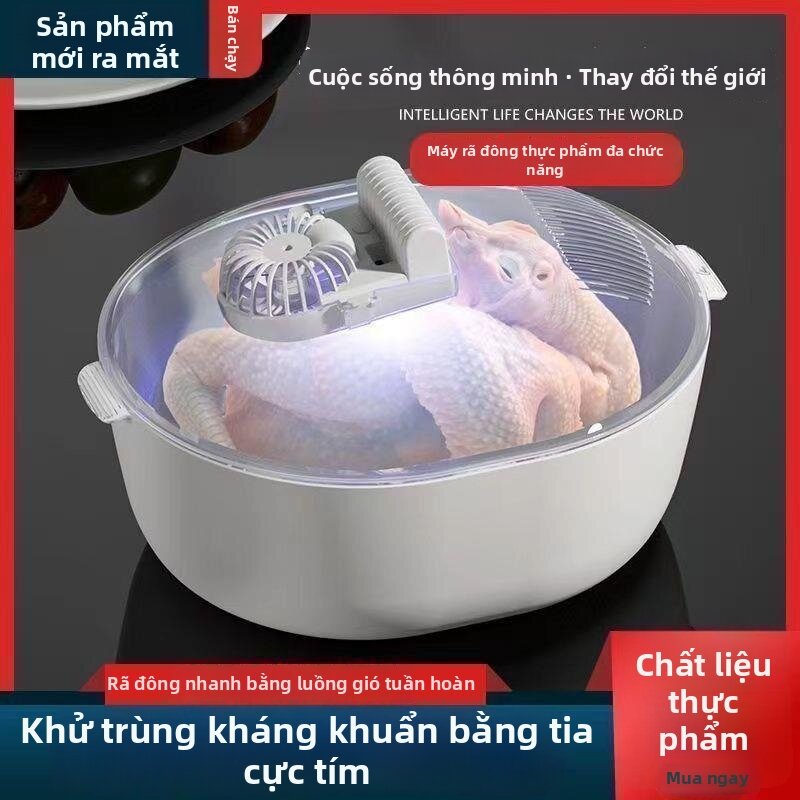 Máy Rã Đông Nhanh Tiệt Trùng UV Giữ Nhiệt Đều