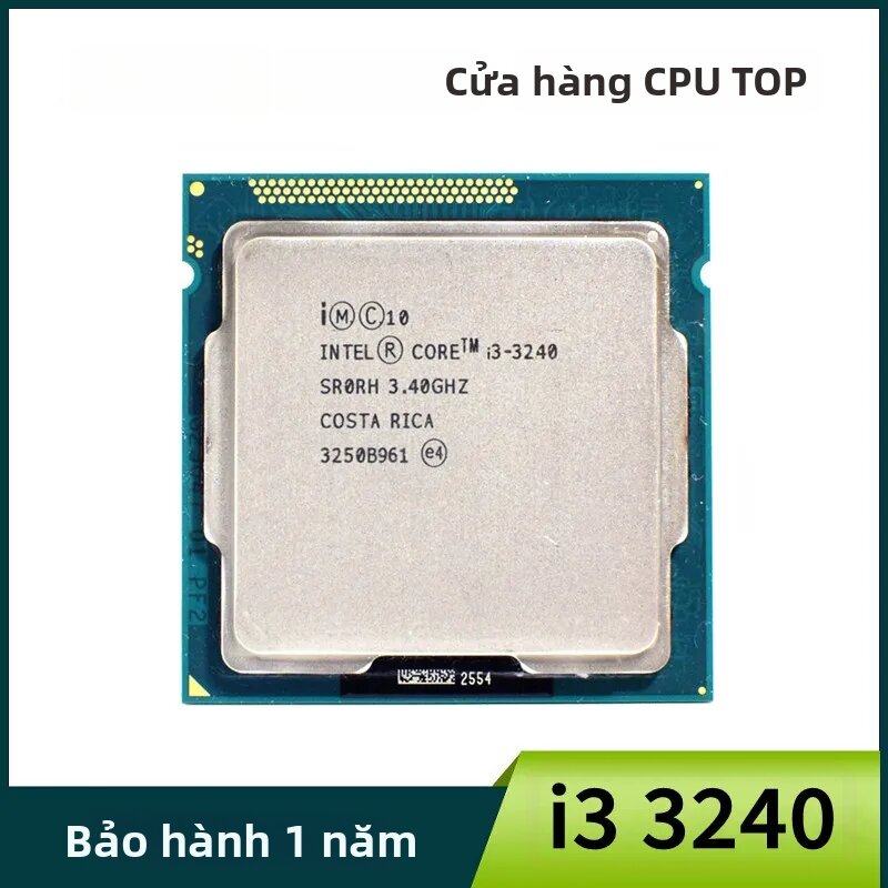 Intel | Bộ Xử Lý CPU Intel Core I3 3240 3,4GHz Lõi Kép 3MB Cache LGA 1155 Dành Cho Máy Tính Để Bàn Có Hỗ Trợ DDR3 Và PCIe 3.0 Giá 296,000 Đồng*Miễn phí vận chuyển