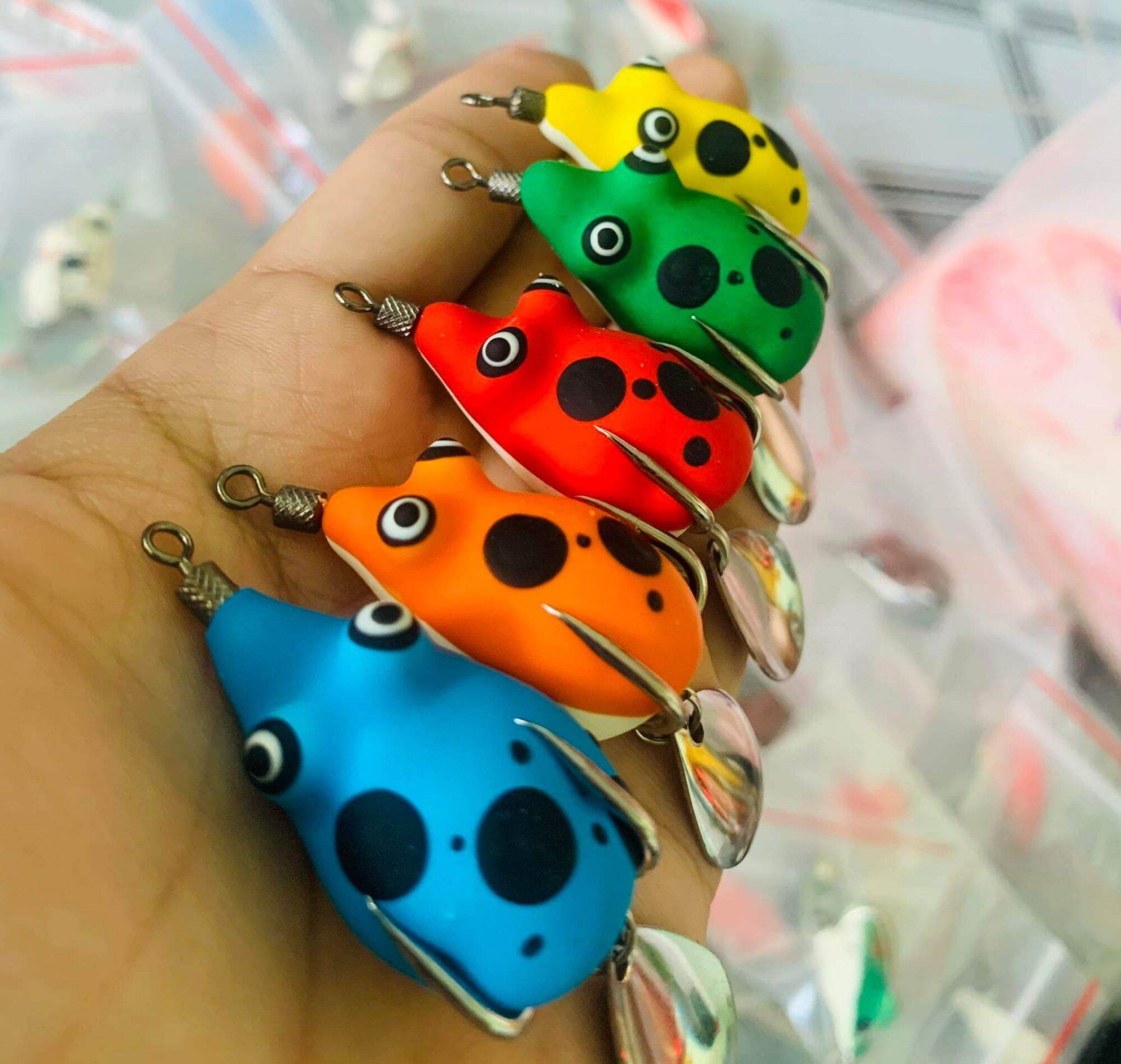 nhái hơi chuột mini câu cá lóc