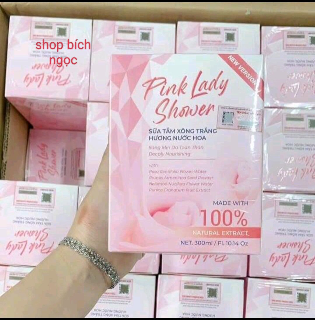 (Chính Hãng) Sữa Tắm Xông Trắng Pink Lady Trắng Da Tẩy Tế Bào
