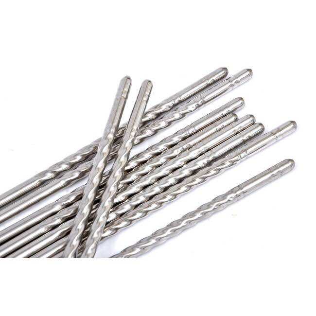 Vỉ 5 đôi đũa inox