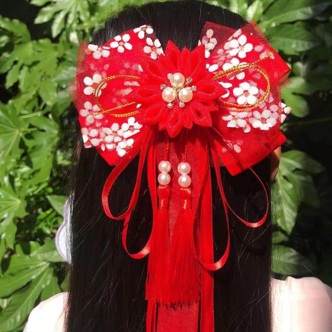 kẹp tóc nơ cổ trang, tiểu thư (hanfu) 17