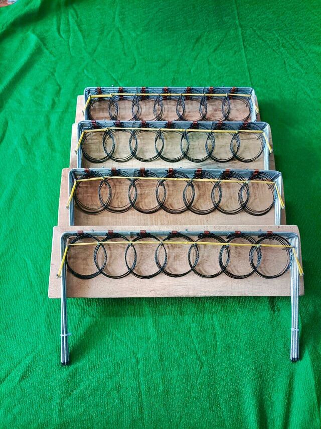 Thòng bẫy chim cút.7 khung 7 vòng.khung thép AC đàn hồi chịu lực. cước nhật đan 4. dễ dàng sử dụng.hiệu quả cao.