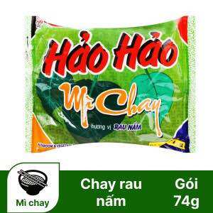 Thùng 15 /30 gói mì chay hảo hảo rau nấm gói 74g 98152