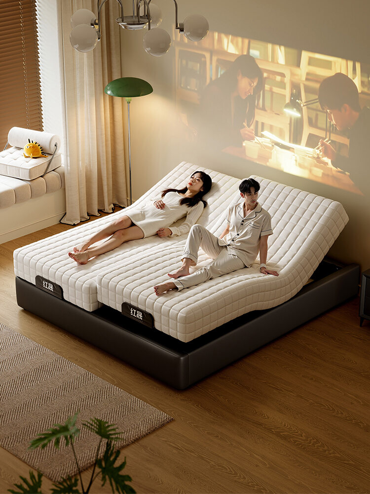 HONGSHENG | Electric Adjustable Bed with Storage 1.8m Giá 17,605,000 Đồng*Miễn phí vận chuyển