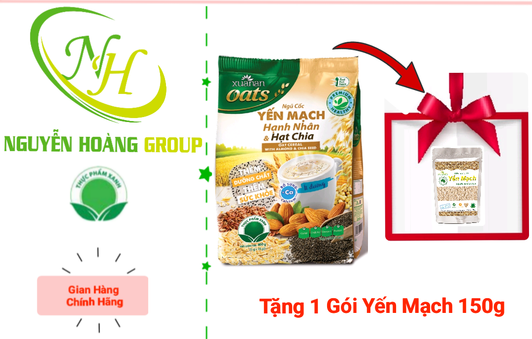 XUÂN AN - Ngũ Cốc Yến Mạch Ít Đường 400g