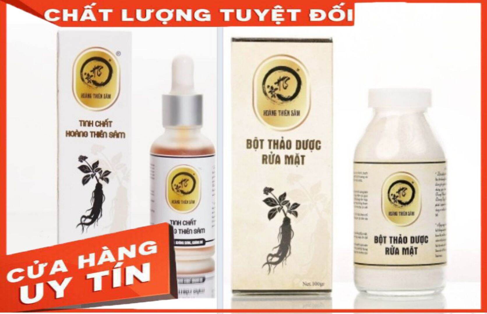 ComBo Tinh Chất Hoàng Thiên Sâm Vip 30ml - Giảm Mụn Nám Sẹo RỖ Hiệu Quả