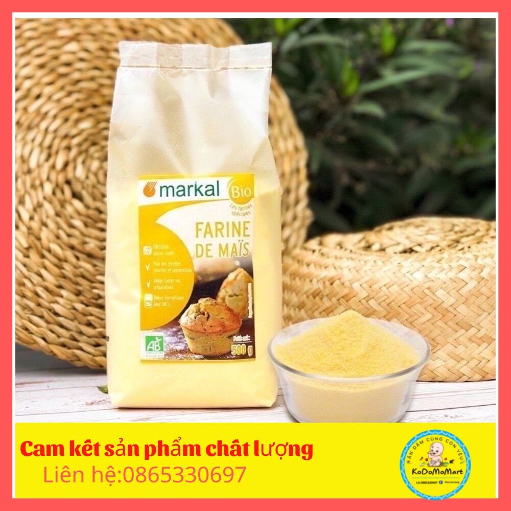 Bột bắp hữu cơ markal tách lẻ 100g hạn 12/2022