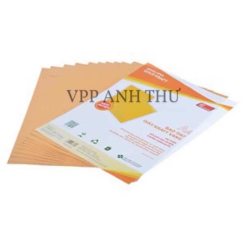 BAO THƯ GRAND A4 TRẮNG VÀNG (X/10C)