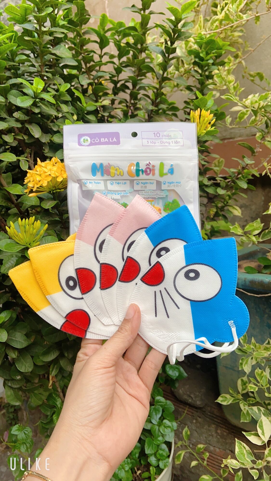 Khẩu trang Mầm chồi lá Thịnh Phát-Thùng 100 cái