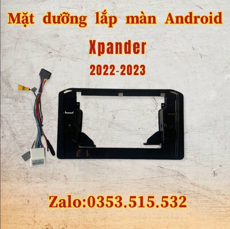 Mặt dưỡng xpander 2022 - 2023, form mới 10" kèm jack nguồn zin theo xe