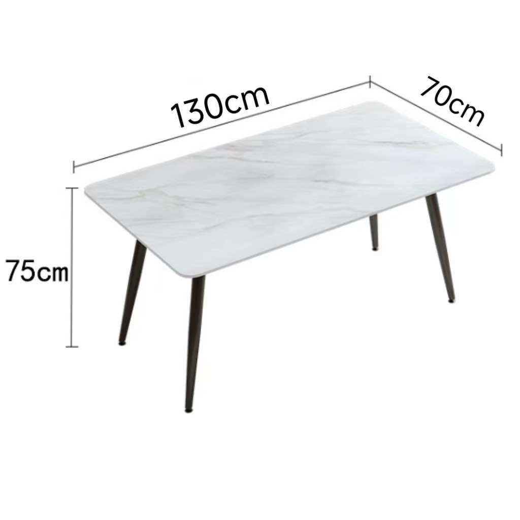 Bàn ăn mặt đá 130*70*75cm .