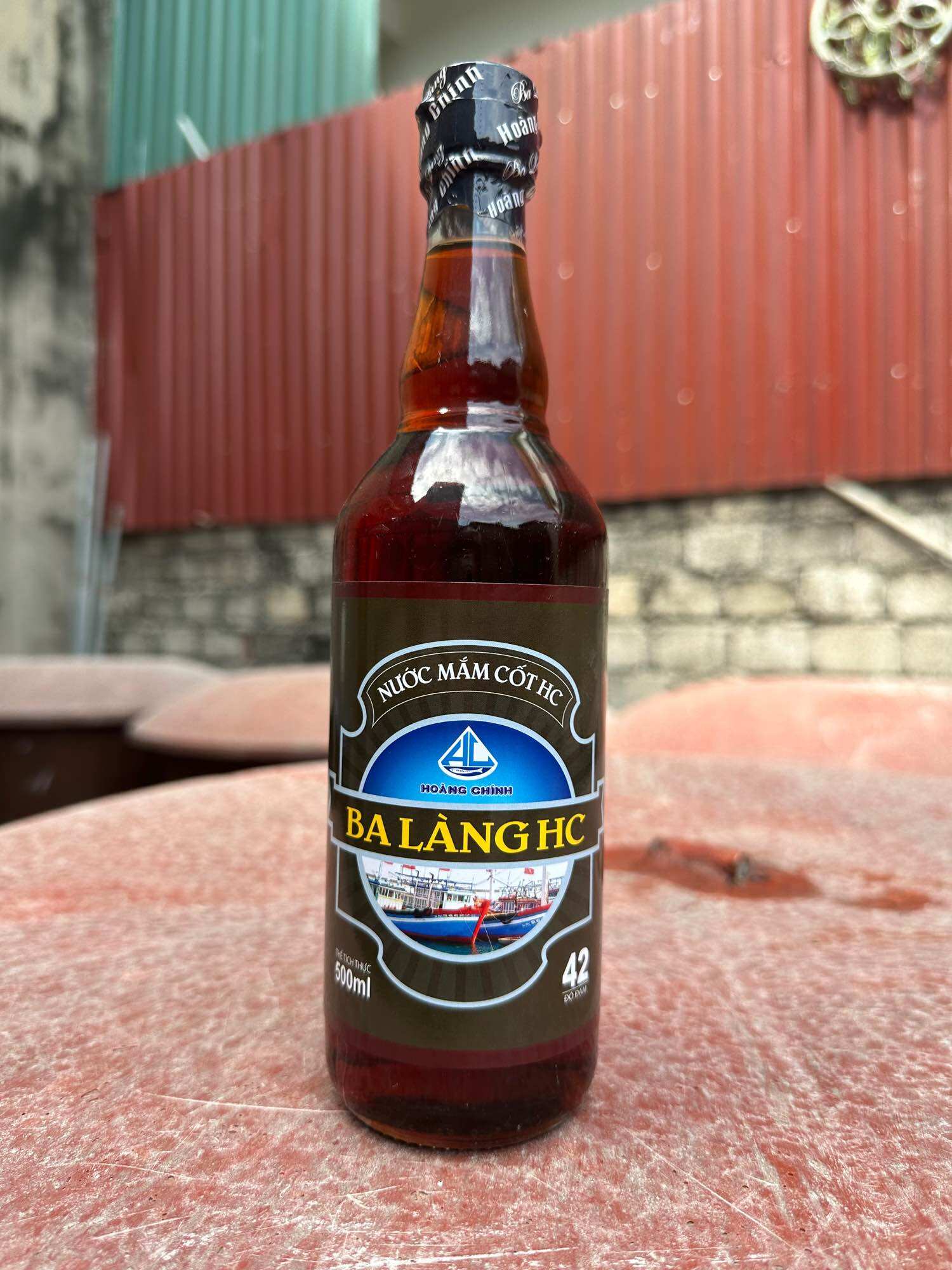 Nước mắm cốt cá thu Ba Làng nguyên chất (2 chai thuỷ tinh)