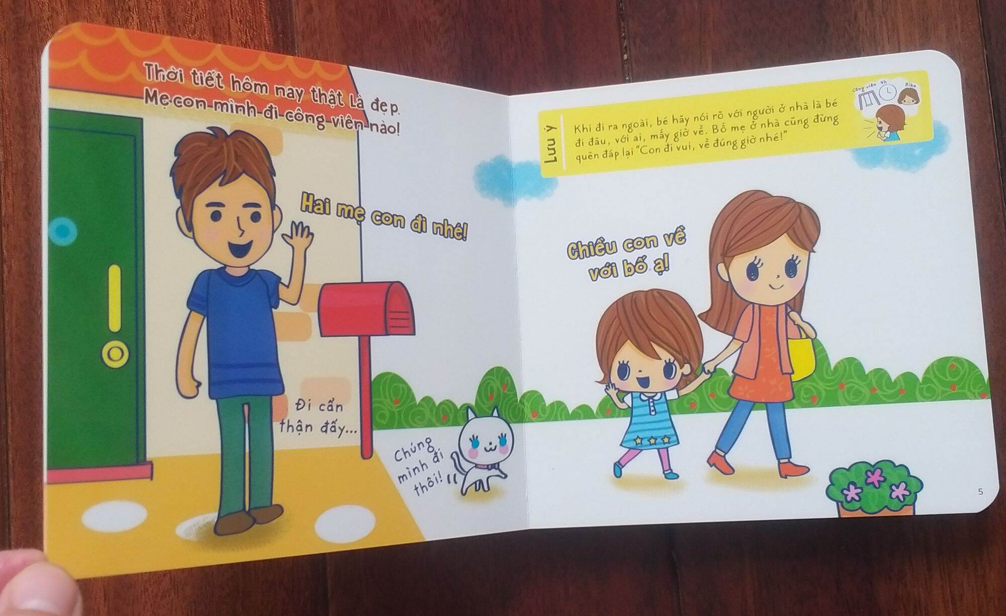 Sách Ehon kỹ năng Chào hỏi lịch sự