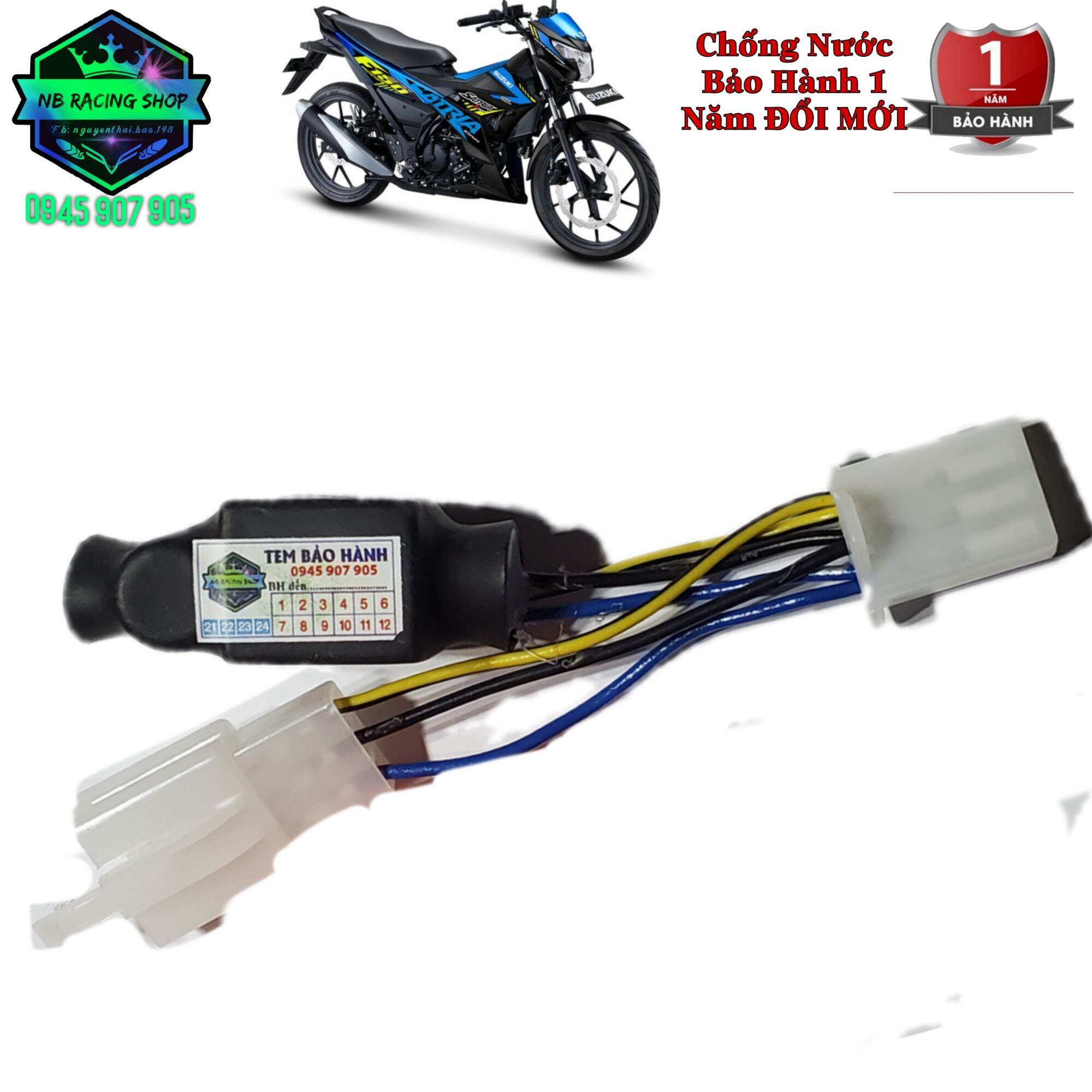 MẠCH HAZARD ƯU TIÊN CHO SATRIA RAIDER GSX BANDIT LẮP ZIN.NB Racing Shop