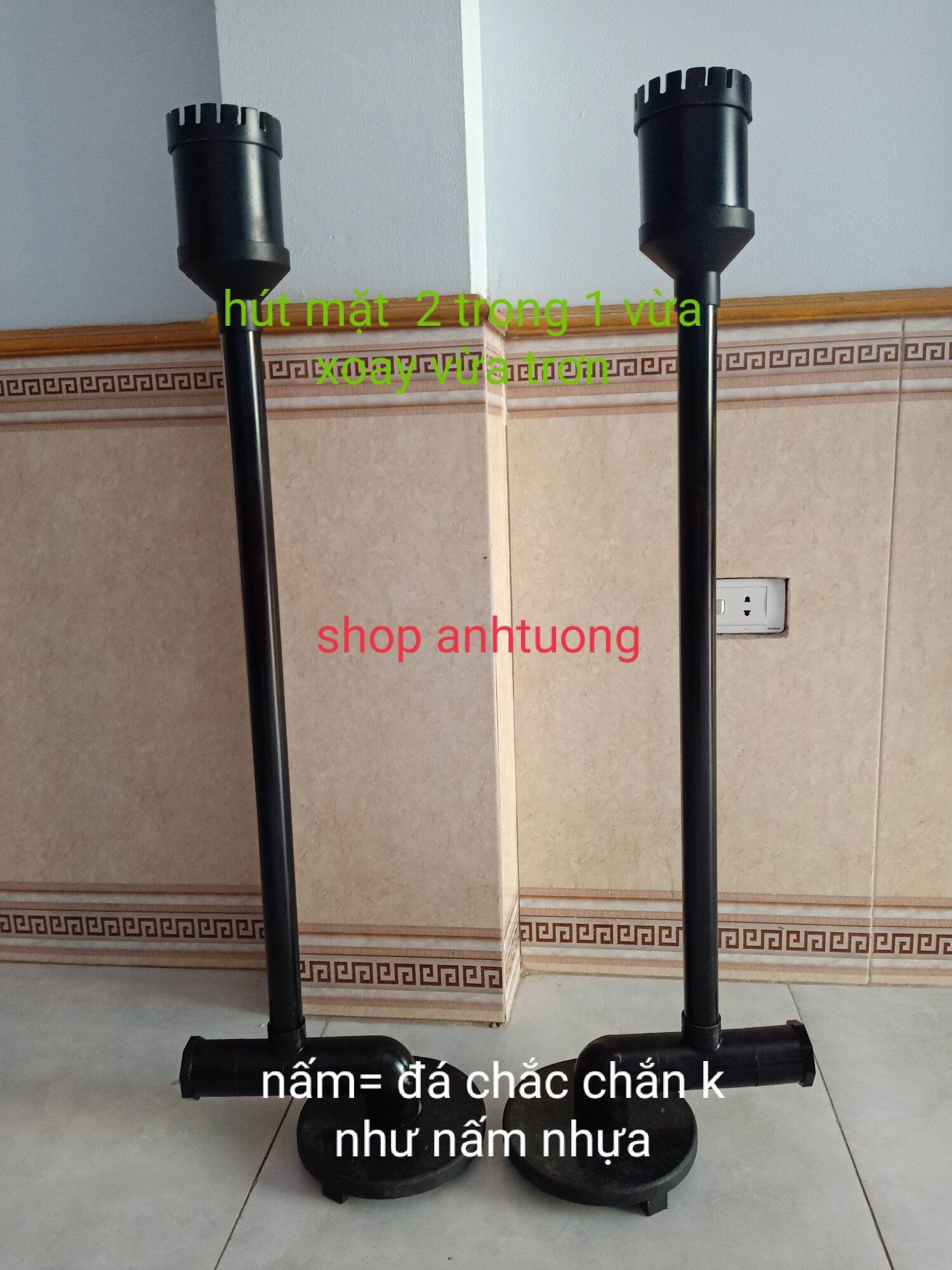 Combo hút mặt hút đáy cho các dòng bơm hồ cá ,bể cá ,tanh dưỡng ống 21 đến 90