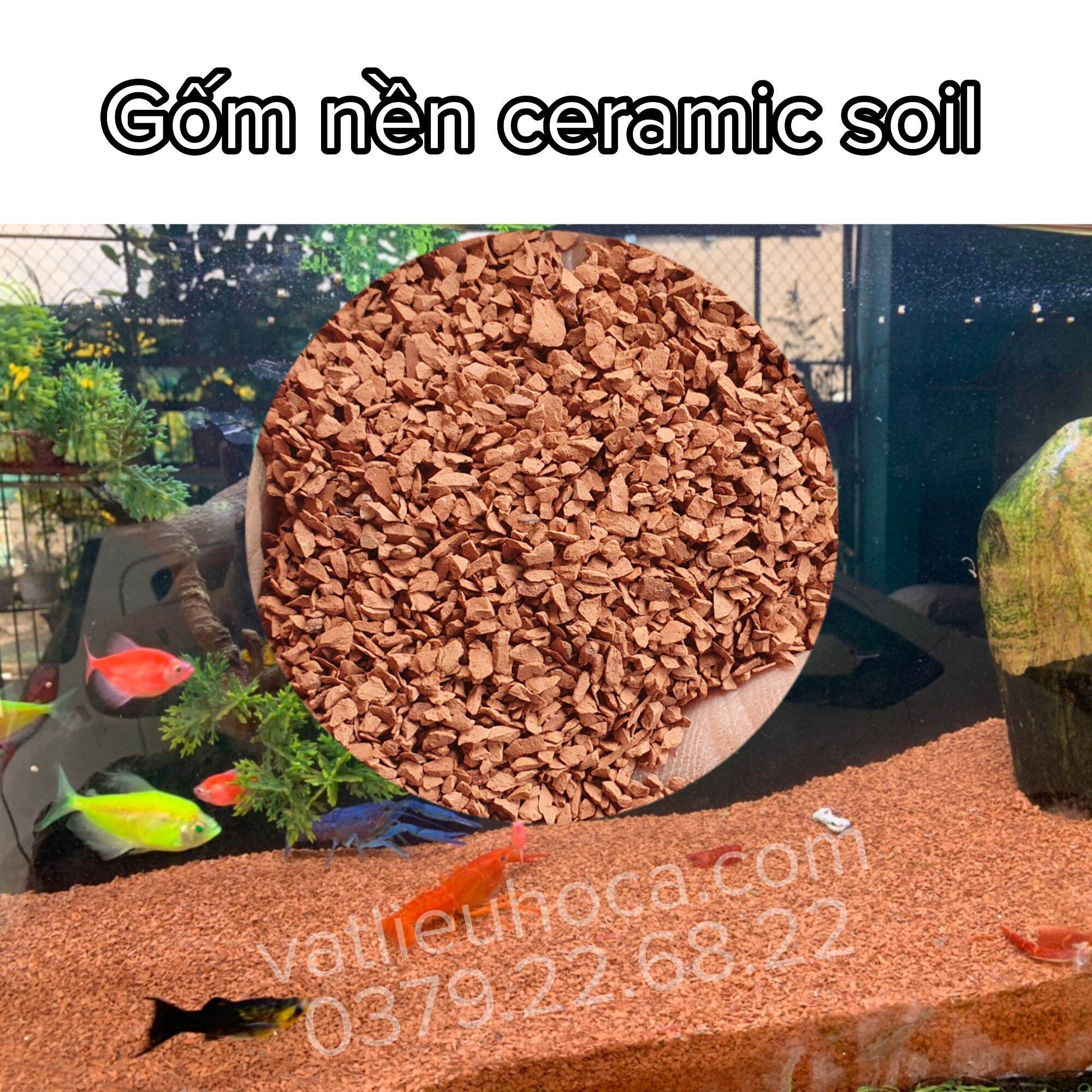Gốm nền ceramic , sạn nền ceramic thuỷ sinh 1kg