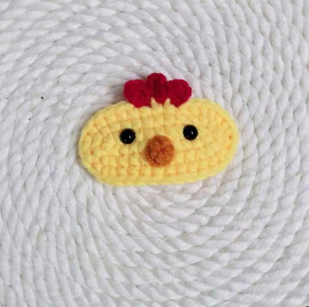 Kẹp, bím tóc gà con dễ thương bằng len handmade