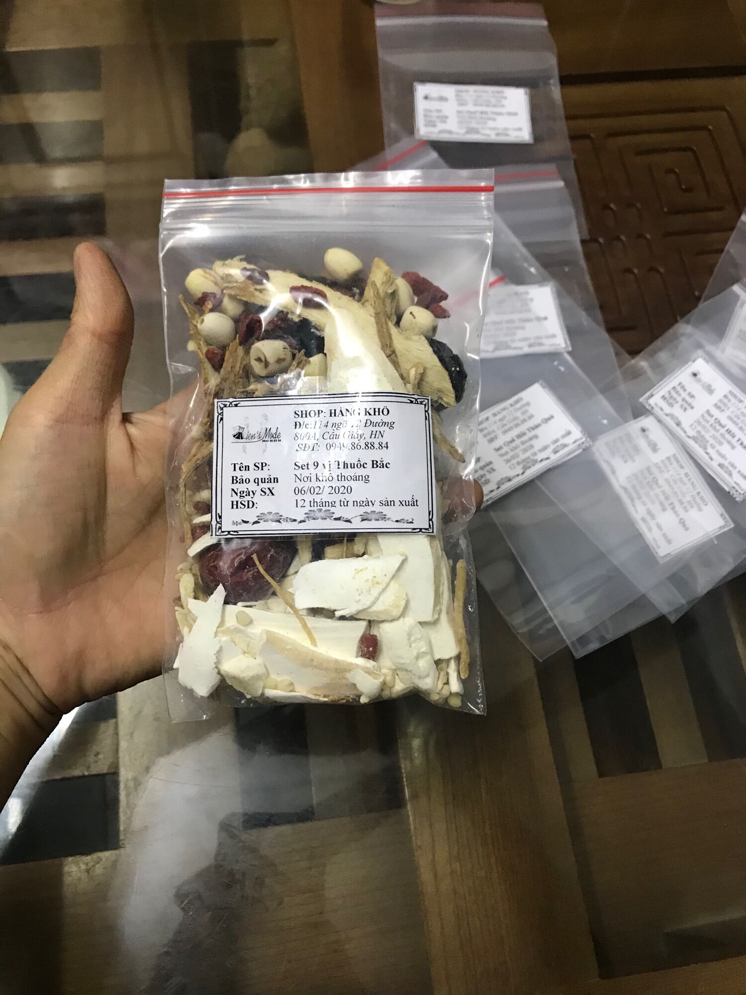 Set 9 vị cơ bản tiềm Gà, Hầm gà, chim… 90gr (tặng túi lọc)