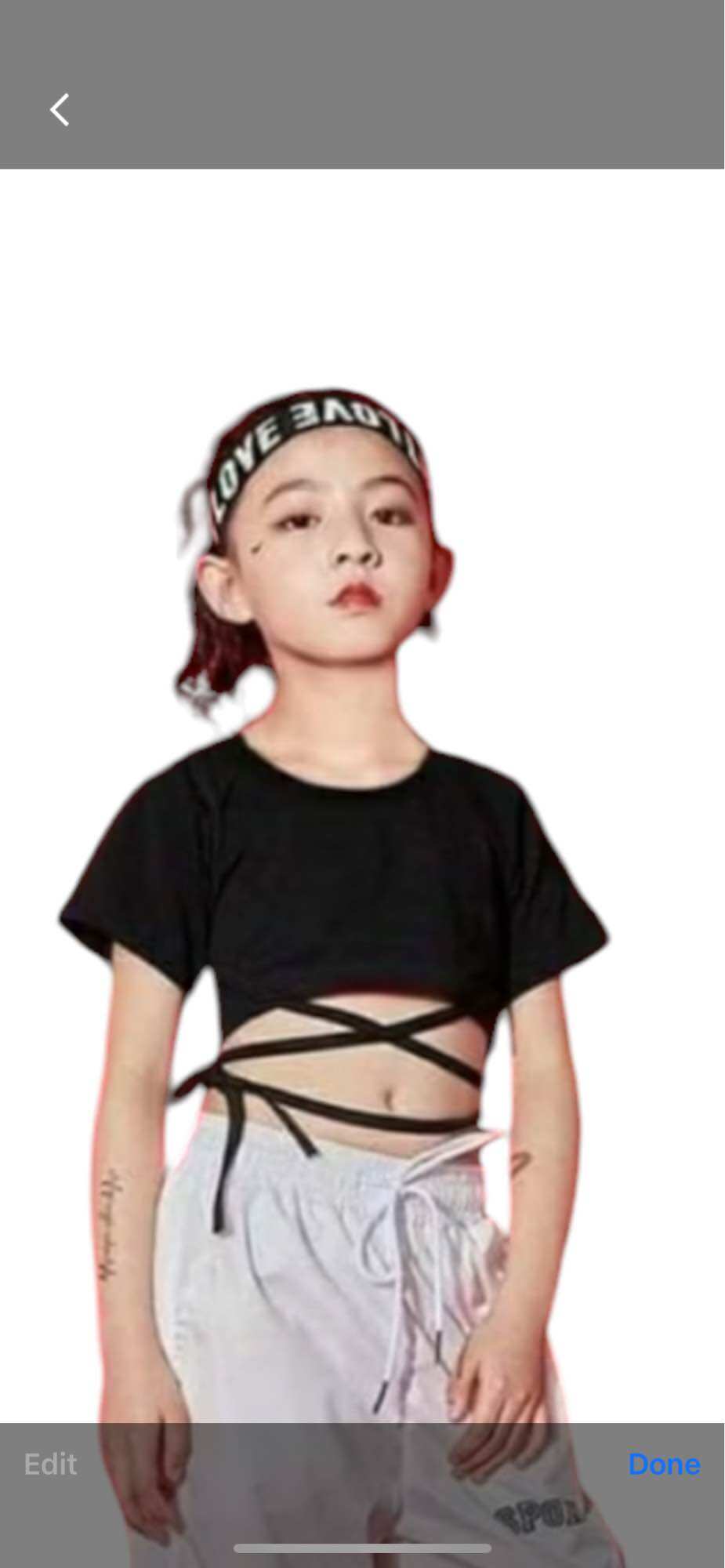 áo thun kiểu đan dây lưng cho bé