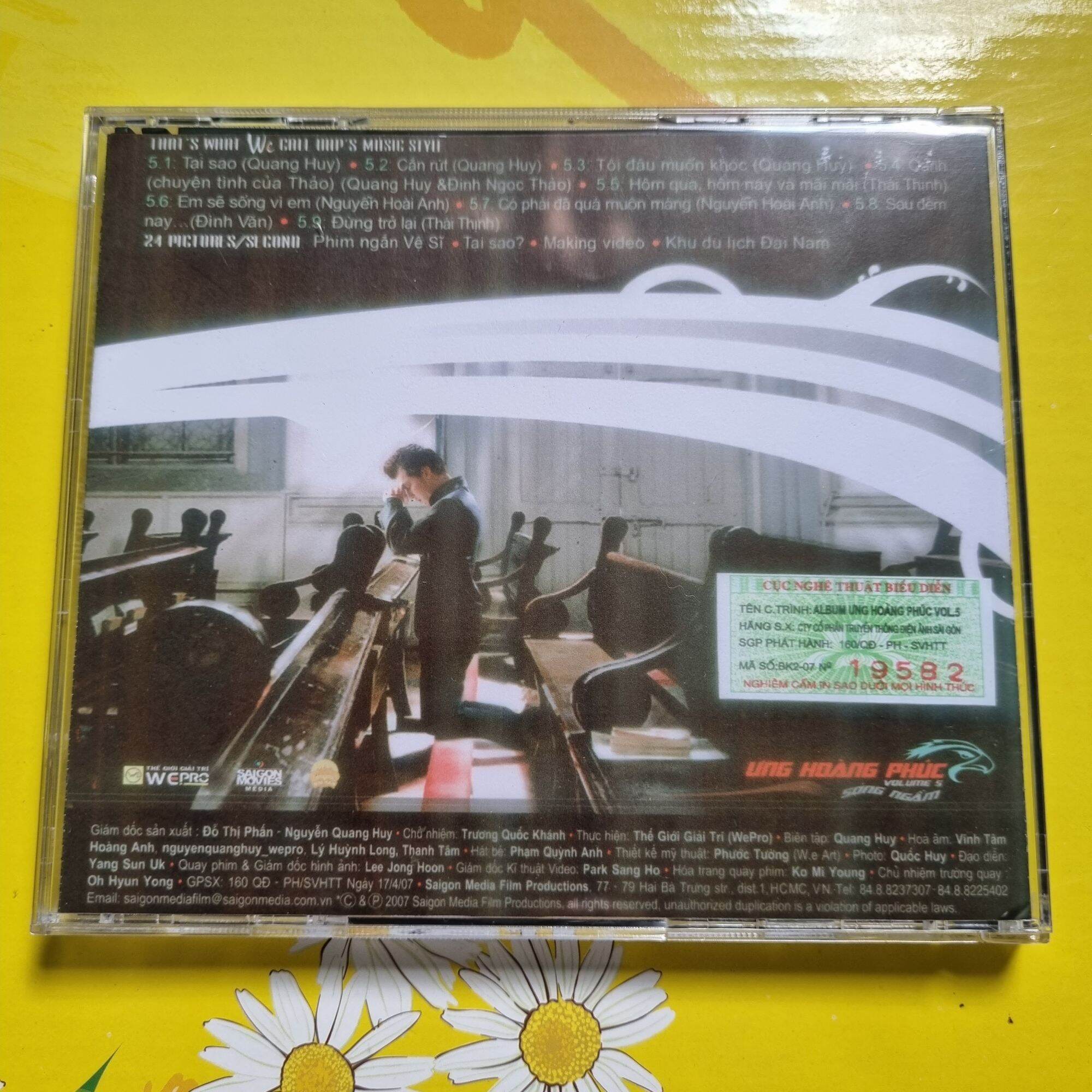 Cd Sóng ngầm - Ưng Hoàng Phúc vol 5 [1CD+ 1DVD]