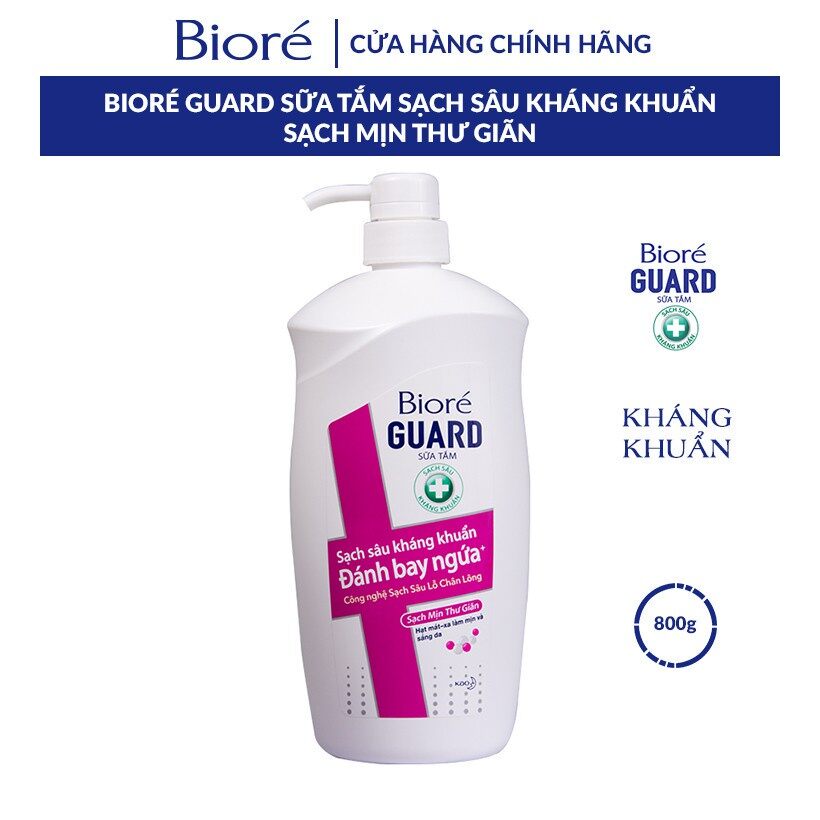 Mua 1 tặng 1. sữa tắm biore 800ml tặng chai 200ml