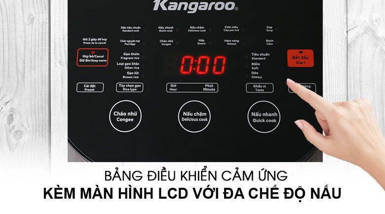 ồi cơm điện cao tần Kangaroo 1.8 lít KG599N ( Like New)