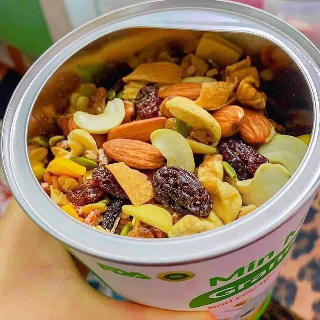 NGŨ CỐC HẠT ĂN LIỀN GRANOLA MIN MIN