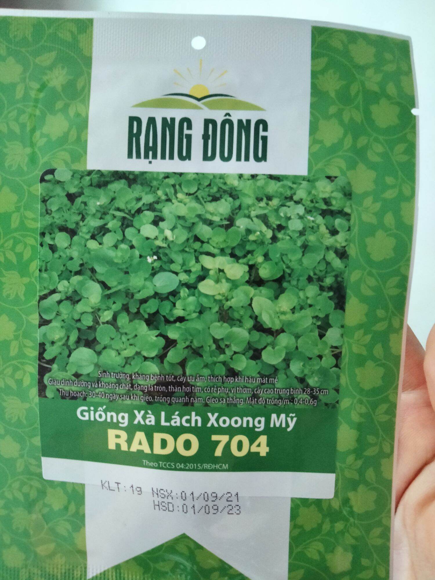 Hạt giống xà lách xoong