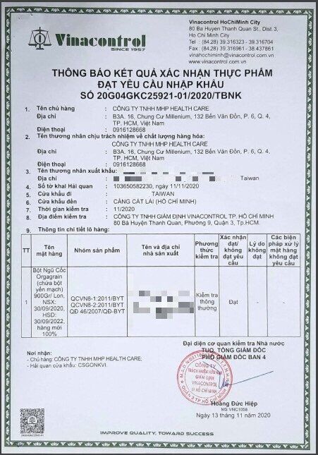Sữa hạt Orgagrain