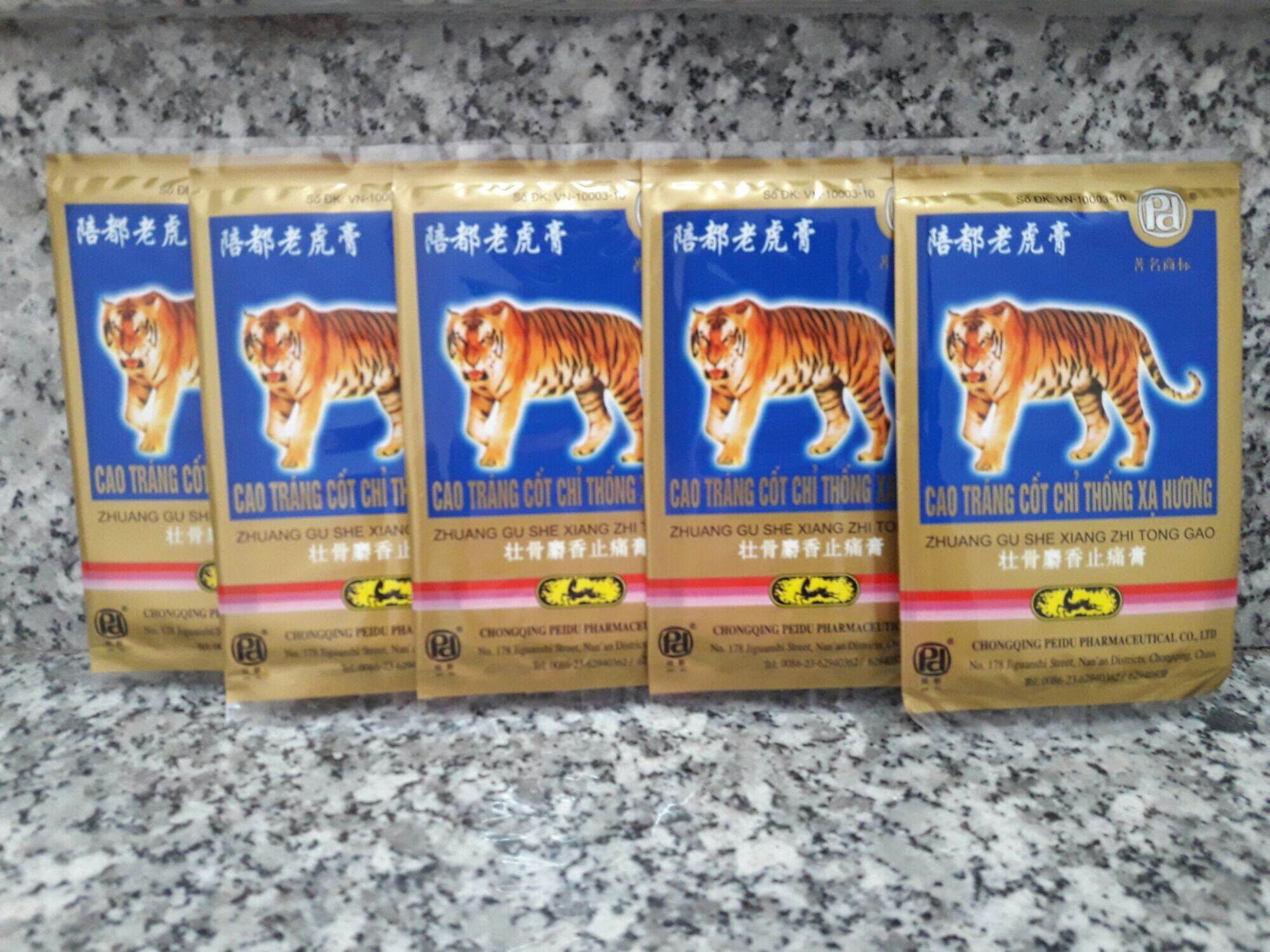 5 Gói cao dán cọp ( Cao Tráng Cốt Chỉ Thống Xạ Hương )