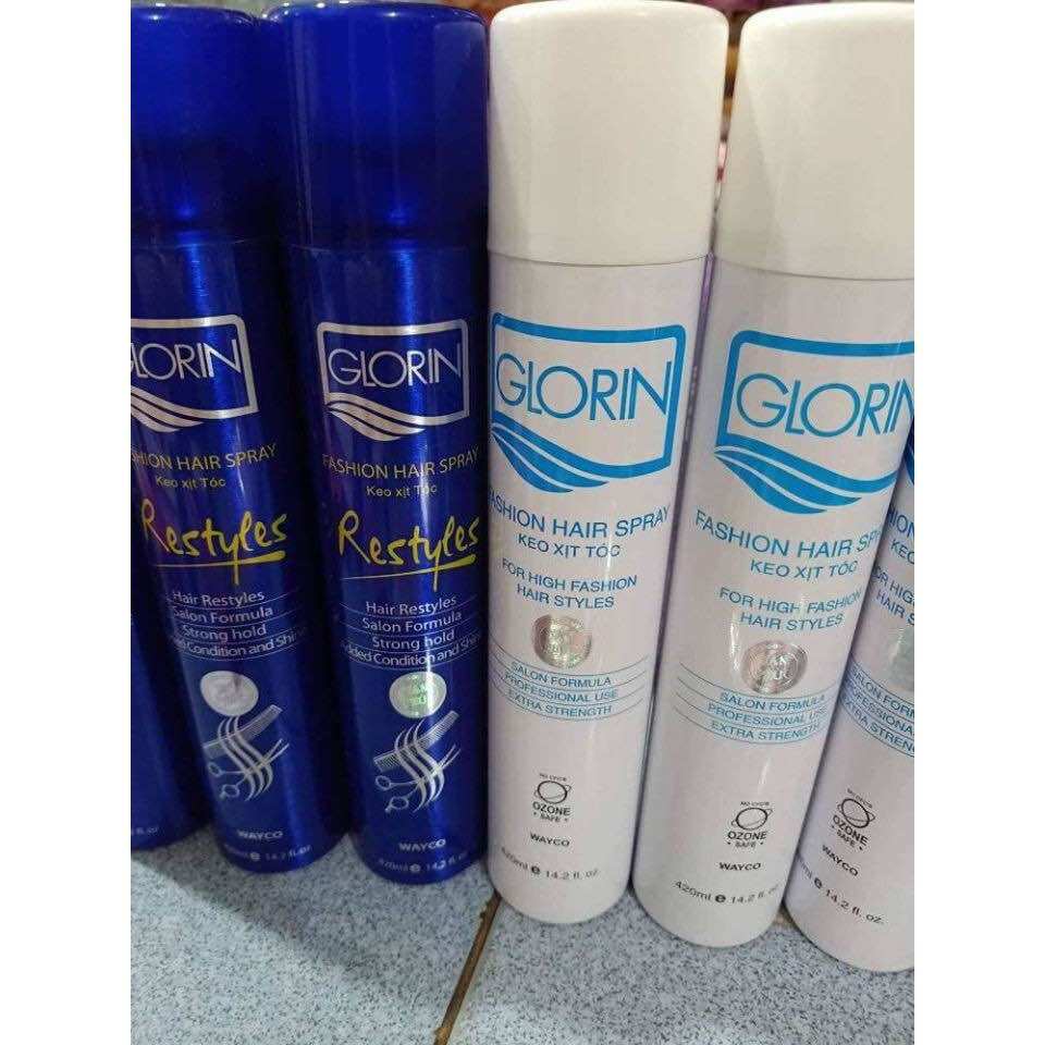 keo xịt tóc Glorin 420ml